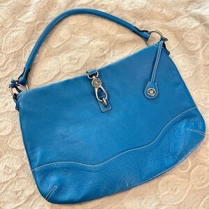 Large Blue Pebbled Dooney & Bourke bag